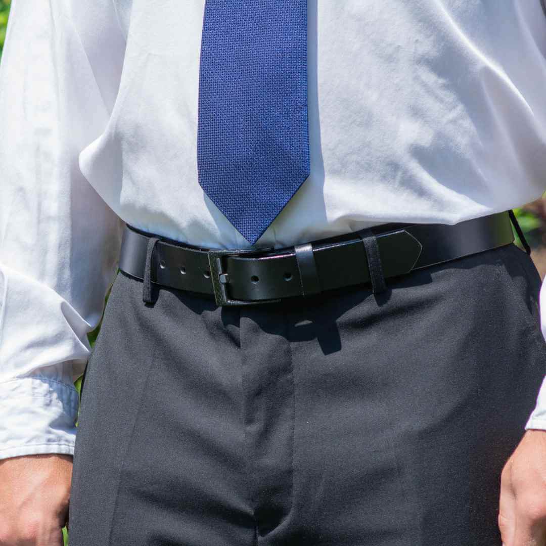 The Classified Black Belt | Carbon Fiber Belt Buckle