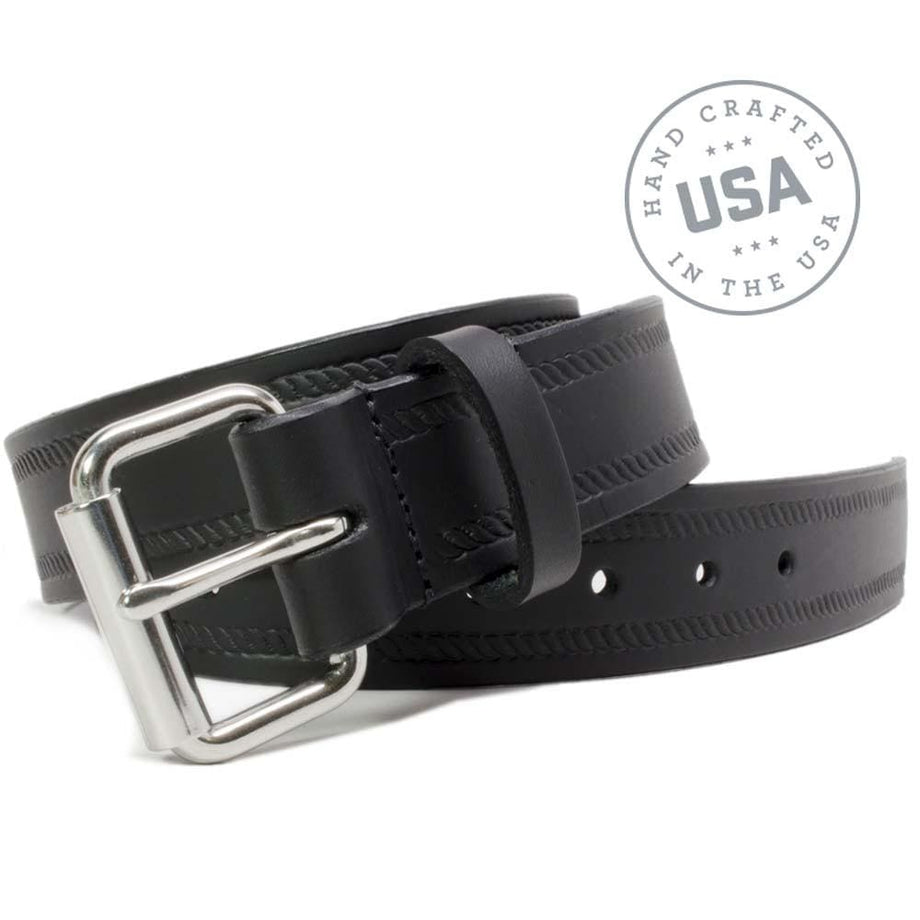 Black rope outlet belt