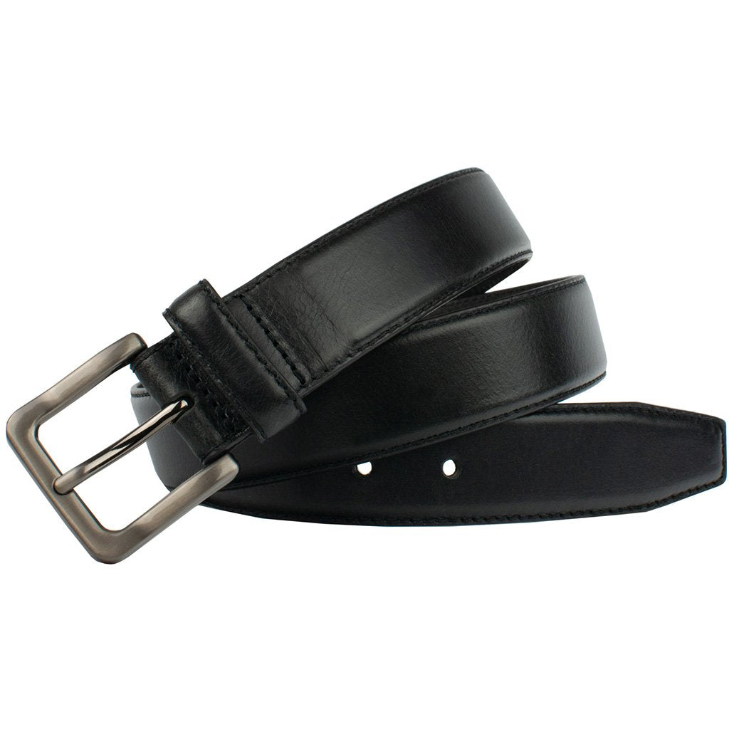 Metro Black Belt by Nickel Zero - nickelfreebelts.com, work belt, dress belt