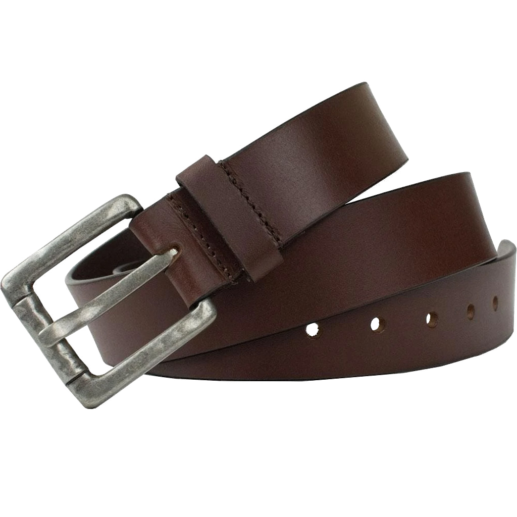 Pathfinder Brown Leather Belt | Hypoallergenic Buckle | Full Grain Pathfinder Brown Leather Belt | Hypoallergenic Buckle | Full Grain