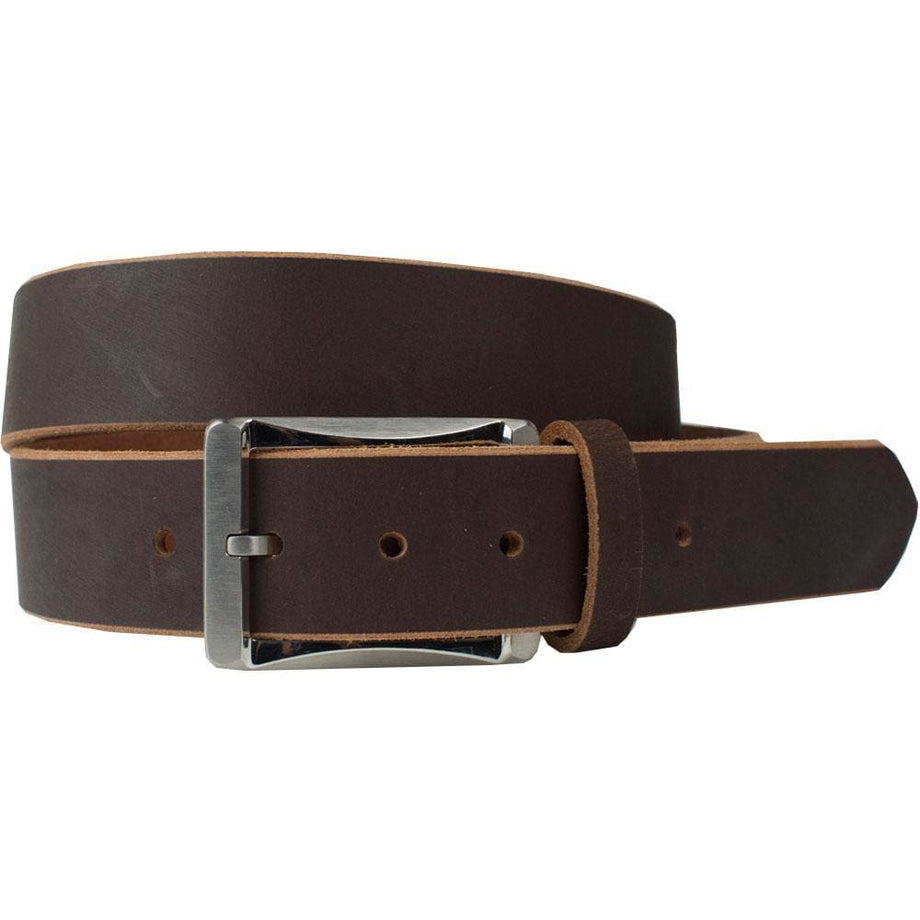 Brown Titanium Work Belt | Made in the USA | Genuine Leather